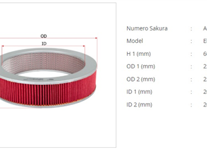 FILTRO AIRE D21/D22